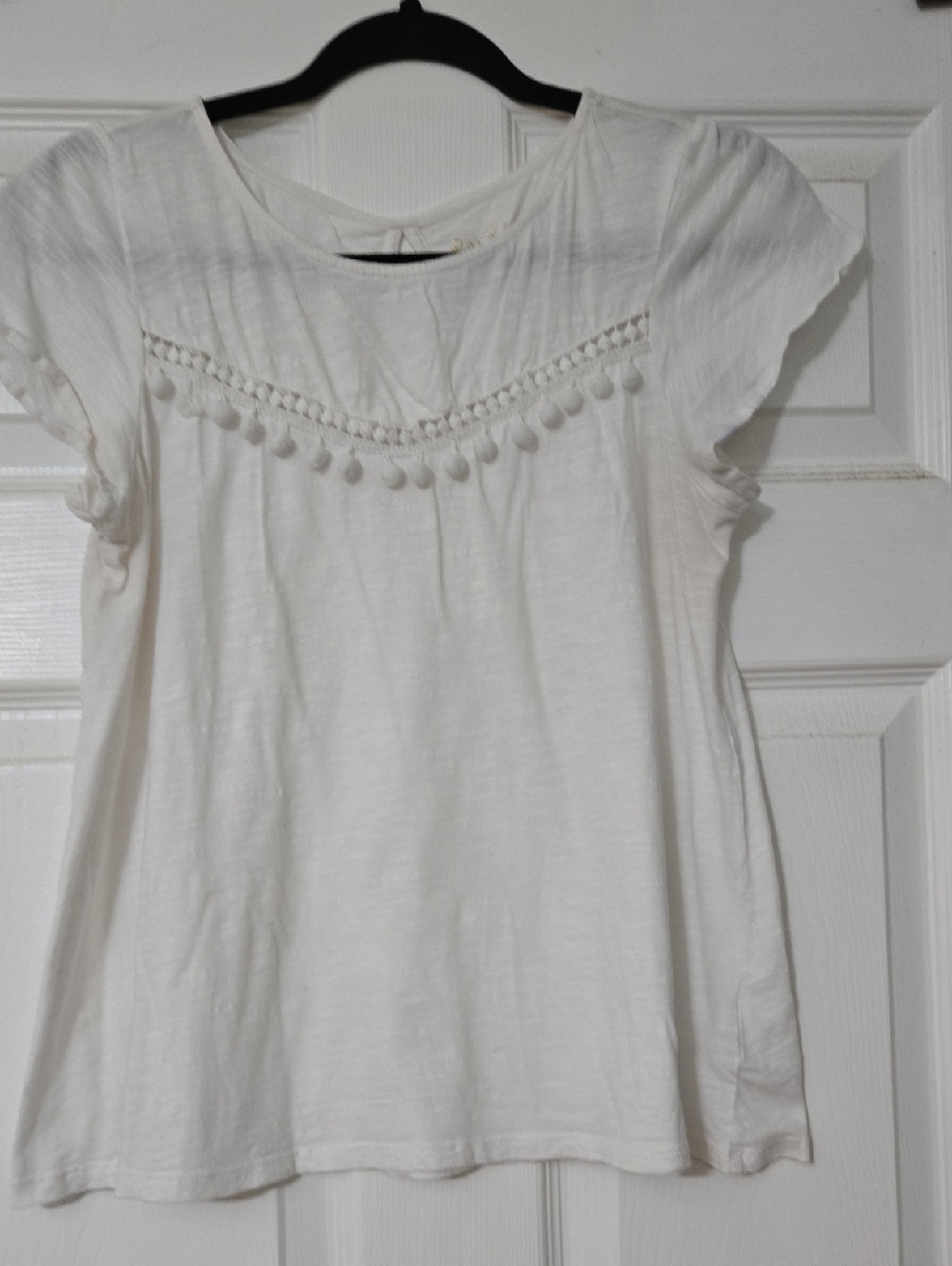 Lilly Pulitzer White Tee with Gold Foil Logo
